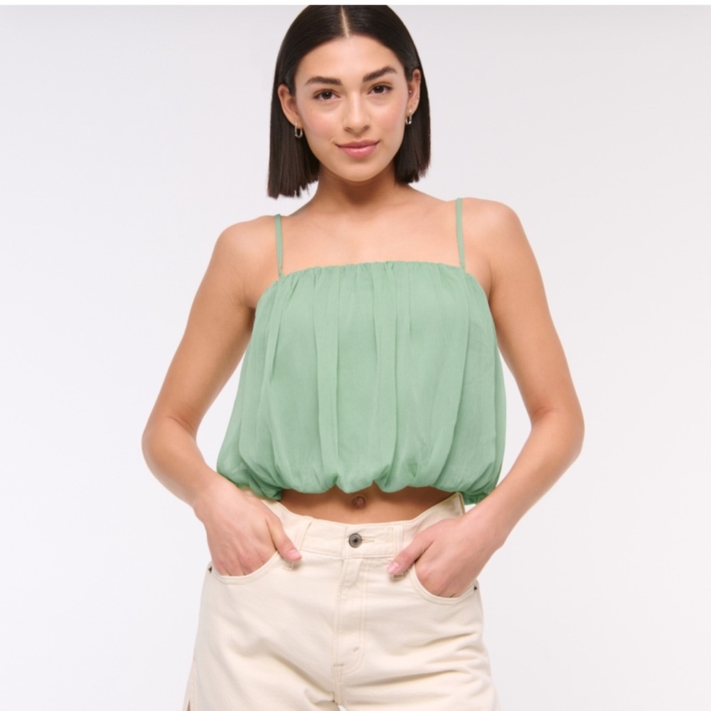 Abercrombie & Fitch Green Blouse